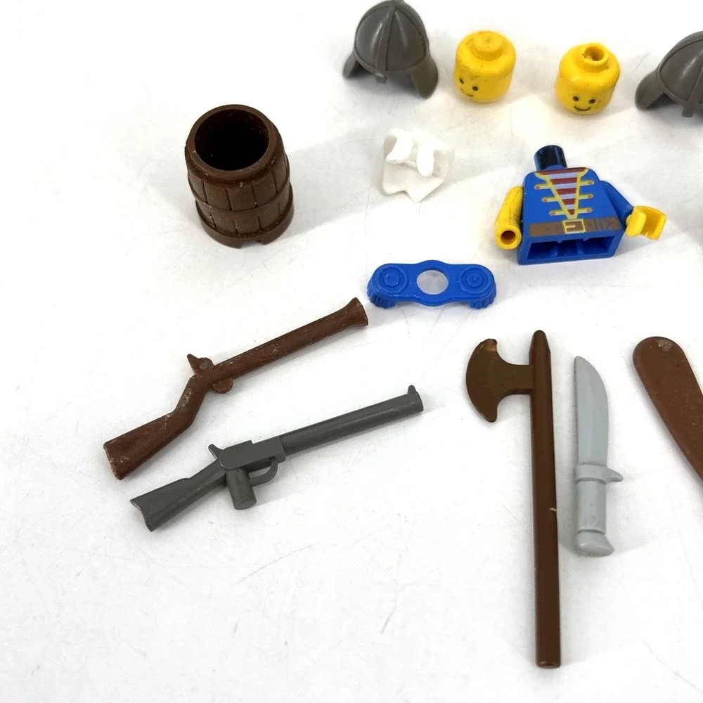 Vtg Lego PIRATES Knights Parts Pieces Fodder Eldorado Fortress‎ Admiral Etc